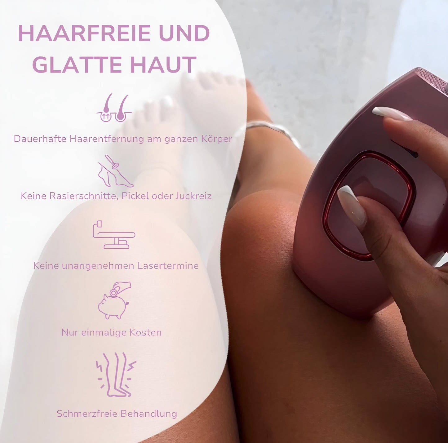 Venzani Lumi IPL Hair Remover I Den ledende laser hårfjerning for hjemmet